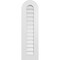 Ekena Millwork Round Top Surface Mount PVC Gable Vent: Functional, w/ 3-1/2"W x 1"P Standard Frame, 12"W x 42"H GVPRT12X4201SF - alternate 1